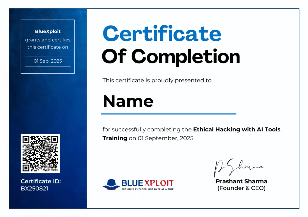 bluexploit certification